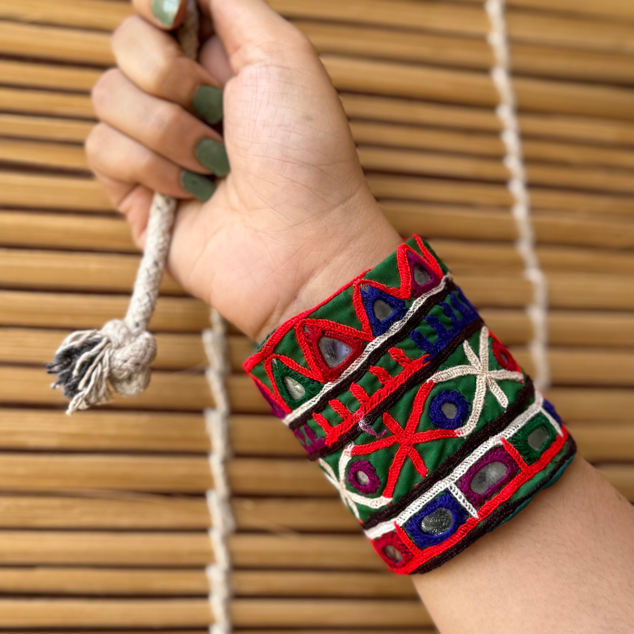 Stella Kutchi Fabric Bracelet | Handcuff