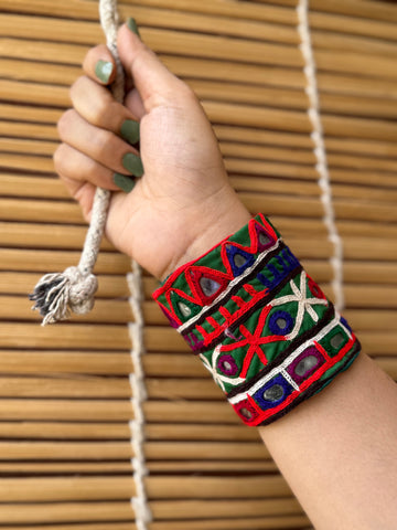 Stella Kutchi Fabric Bracelet | Handcuff