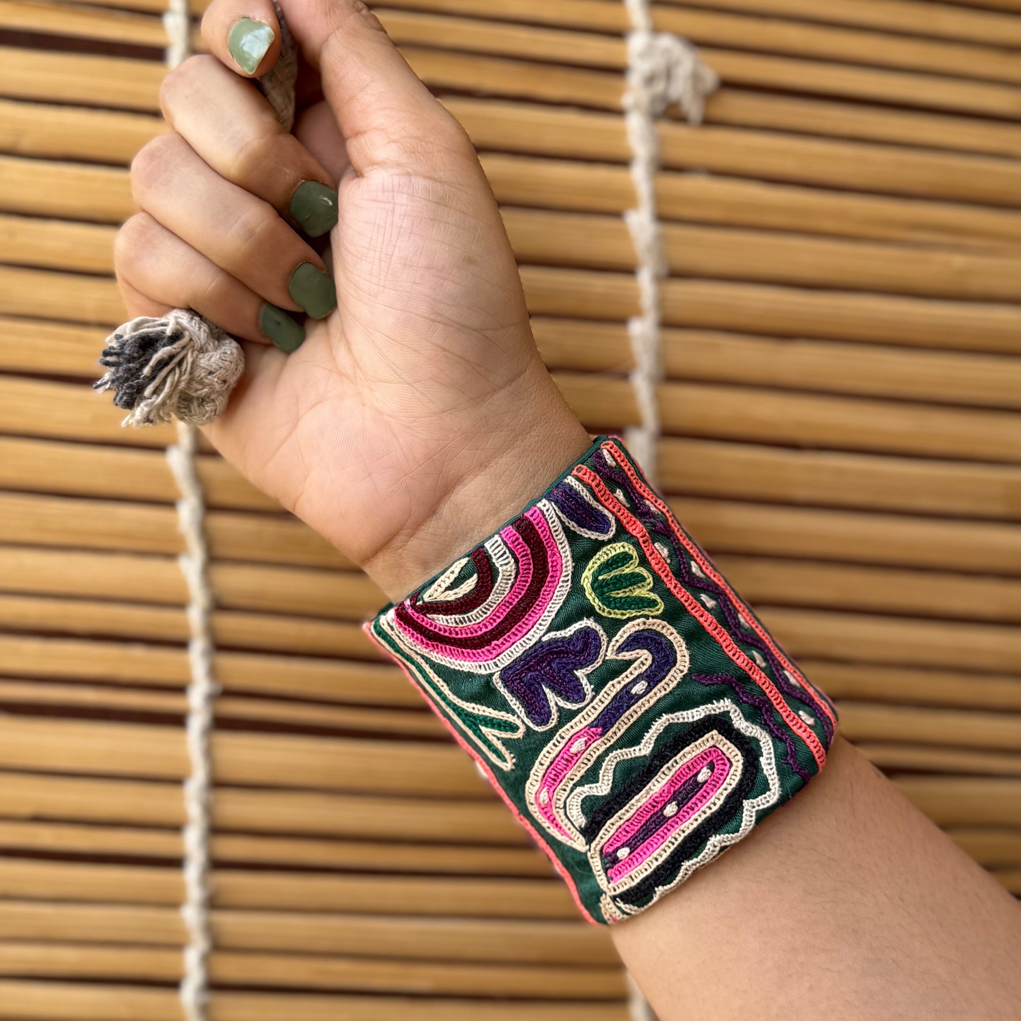 Natalia Kutchi Fabric Bracelet | Handcuff