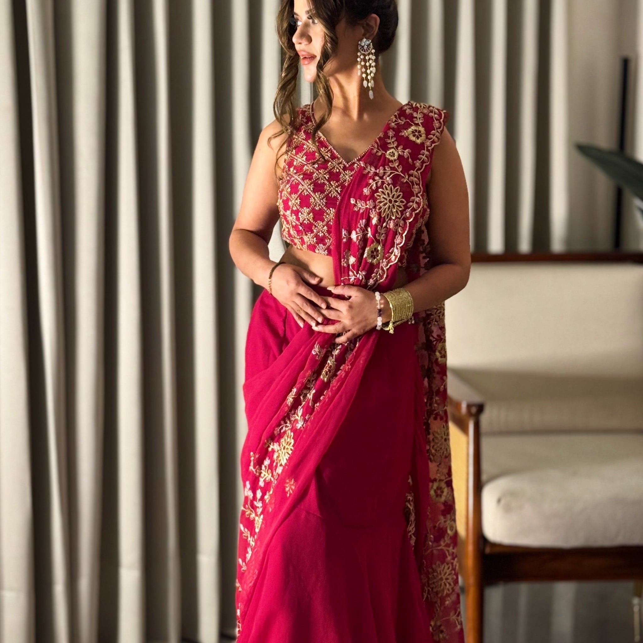 Inaya ready to wear saree